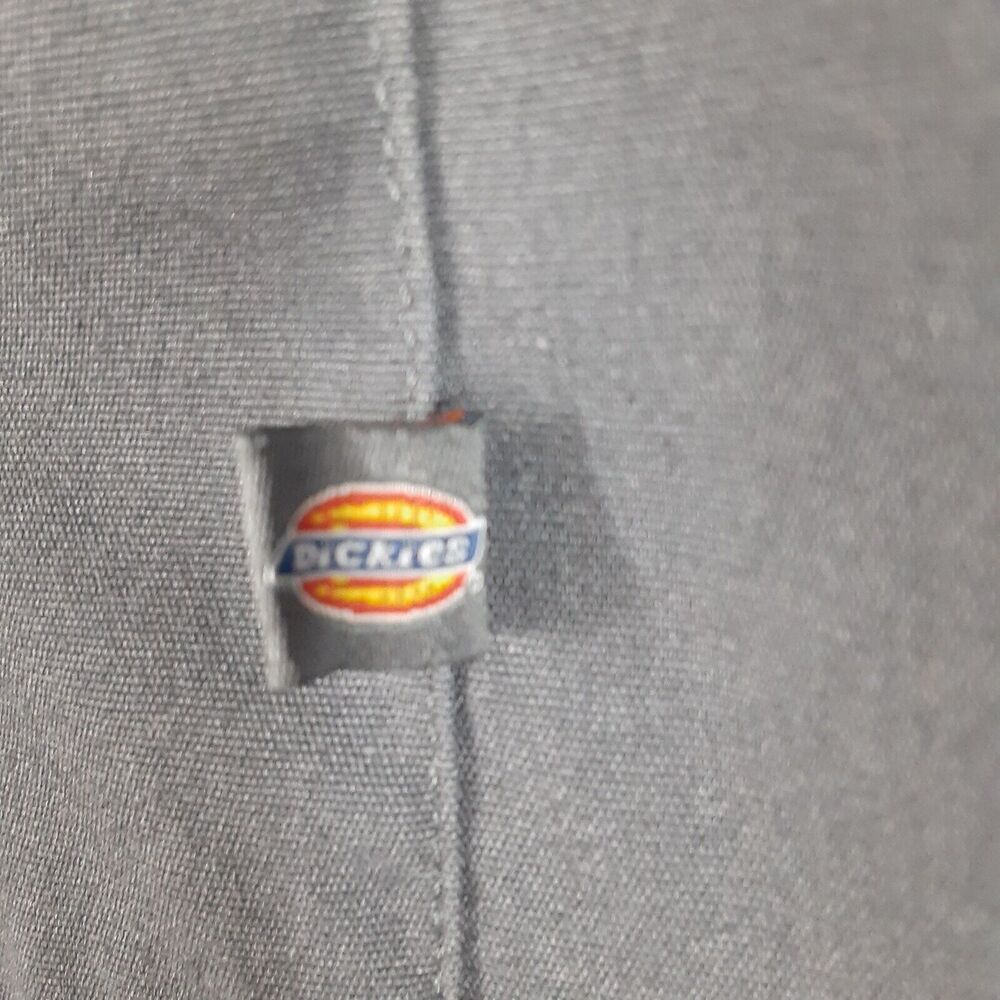Dickies Adult Mens XL Motorcycle Club Rally Short Sleeve Button Up Shirt Gray - Picture 6 of 10